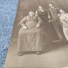 Antique Vintage Photo Portrait Family  Vernacular 8x9 5  Mother 2 Daughters Son