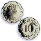 Mauritius 10 Cents Republic Coinage Queen Elizabeth Pr69 Pcgs Cuni Coin 1971