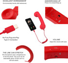    retro Phone Handset  2026 New Retro Phone Handset  Type-c Retro Telephone Wired