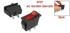  2 Pin Spst On off Rocker Switch Ac 16a 250v 20a 125v  5pieces 