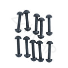10x Connectors Fit Motu Leg Band For Vintage Figures Black Rubber Us