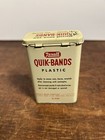 Vintage Empty Rexall Quick-bands Band-aid Plain Pad Tin Advertising Litho Can