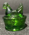 Mini Uranium Glass Hen On Nest And L r Lens Reserved For Stewie