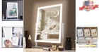 Hollywood Style Lighted Vanity Mirror - 360   Rotation With Led   Touch Control