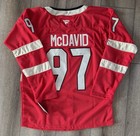 Team Canada Fanatics Premium Four 4 Nations Jersey 48 Mcdavid