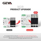 Geya Ats Pc Dual Power Automatic Power 4pole 100a 220v Transfer Switch Grid New