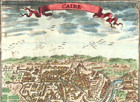 Egypt Cairo  caire  1719 M  Mallet  Original Antique Map