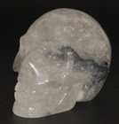 410g Natural Garden Quartz Carved Crystal Skull 3 25  Realistic Crystal Healing
