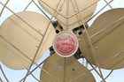 Vintage 12  Emerson Junior Fan 2660-d 2 Gold Color  Works