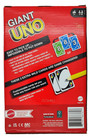 Mattel Games Uno Classic Giant Card Game  Gpj46 Family Card Game Oversized Cards