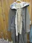 Vintage Sheepskin Military Long Jacket