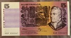 Australian  5 Paper Notes X4 Consecutive Qgp Fraser Higgins Unc Rare Collector