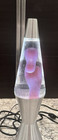 Vintage Lava Lite Lava Lamp - Silver Streak  8613 - Blue Wax   Clear Liq - Recap