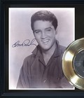 Elvis Presley  blue Suede Shoes  Framed Reproduction Signed Record Display