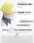 Case For Macbook Neo 13 Inch A3404  2026 Release  Ultra-thin Hard Shell Cover