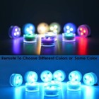 6   Mini Waterproof Led Lights W  Remote Control Tea Lights Candle Xmas Decor Usa