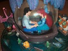 Disney s The Little Mermaid Kiss The Girl Vintage 1998 Snow Globe  very Rare  