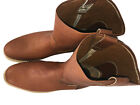 Men s Work Boots Light-w  Pull On Leather Brown Or Black Oil Slip Resistant 