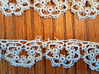 Vintage Handmade Tatted Lace  2 Pieces Totalling 2 Yards Approximately
