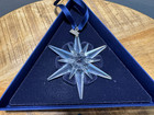 Swarovski 2005 3  Crystal Christmas Ornament In Original Box  Euc