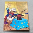 Vtg Disney Lenticular Postcard Scrooge Mcduck Magician Of Finance Magic Trick   