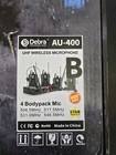 Debra Au-400 Professional Audio Wireless Microphone Uhf System 4 Bodypack Mic