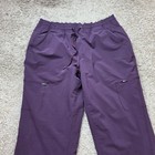 Eddie Bauer Fleece Lined Hiking Pants Women Size 14 Purple Outdoor Casual Warm