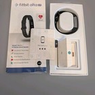 Fitbit Alta Hr Black stainless Steel Activity Tracker - Large  new - Open Box 