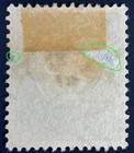 Norway Posthorn Stamp 12   re Number Nk 44 Year 1884  w thin 