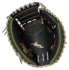 Rawlings Hyper Tech Color Sync Baseball Catcher Black ml Green 33 Rht