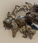 Brazilian Penca De Balangandan 10 Charms Amulets Brazil Slave History Heavy