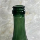 Vintage Green Glass Wine Bottle Bar Home Decor Heavy Thick