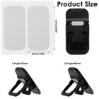 2 Pcs Keyboard Stand For Desktop Computer Acrylic Keyboard Tilt Stand Small L   