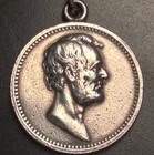 1880 s Lincoln garfield Silver Medal  Julian Pr-40 26mm U s  Token ingot bar lot