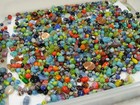 2 Pounds Assorted India Multicolor Glass Beads Wholesale Bulk Lot  pvp-95     