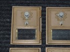 Vintage Post Office Box Doors Combination Lot Of 6
