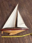 Wooden Sailing Ship Model Sail Boat Collectible Very Large