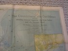 Antique The Countries Of The Caribbean Map National Geographic 1922
