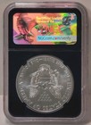 Early Release 2017 Silver Eagle Ngc Ms70 Signed By Mike Castle Black Core