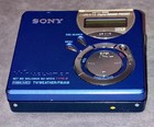 Sony Mz-nf610 Type S Net Md Minidisc Walkman Portable Player Blue Tested Working