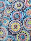 New Vera Bradley In Sunny Medallion Soft Fringe Scarf 100  Rayon Hand Wash