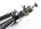 Vintage Telescopic Multi Section Metal Tripod Mid-20th Century