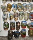 Austrian  Hiking  Walking Stick Medallions Badges Stocknagel Vintage 46 Pieces