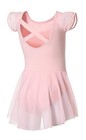  Ballet Leotards For Girls Ballet Leotard With Skirt Toddler 6-8 Years Pink
