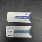 Sandisk Memory Stick Pro Duo 256mb Magicgate Sony Msac-m2 2 Adapters
