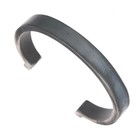 7  Canada Modernist Oxidized Sterling Cuff Bracelet