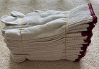 12 Pairs White Unisex Cotton Blended Gloves
