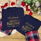 Family Christmas Pyjamas Personalised Matching Set Adult   Kids   Baby Sleepwear