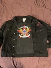Jimi Hendrix     vintage Black Denim Jacket      Official  Rock Embassy Nyc   Sz Xl