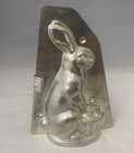 Vintage Sitting Rabbit Chocolate Mold Vintage Easter Bunny Tin Mold 7 5 
